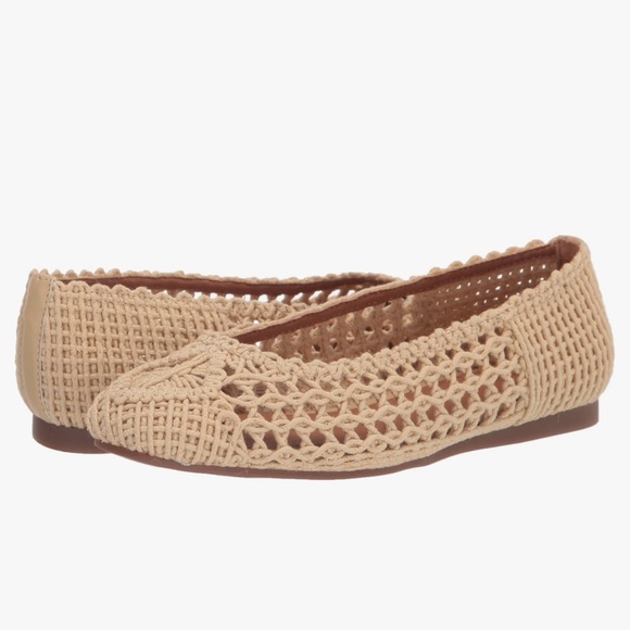 NWT Lucky Brand Women’s Avelly Macreme Ballet Flat Natural 6 1/2 - Picture 6 of 7